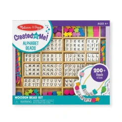 Melissa & Doug- Created By Me! Alphabet Beads Wooden Bead Kit -Children Toys Shop 003774 3 30972.1600288459