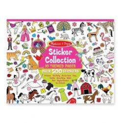 Melissa & Doug Sticker Collection - Pink - 500 Stickers