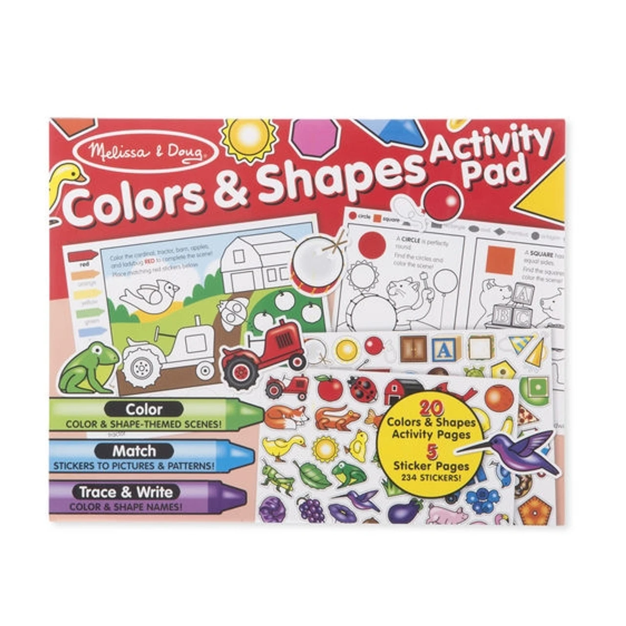 Melissa & Doug - Colours & Shapes Activity Pad 2 Melissa & Doug - Colours & Shapes Activity Pad - Image 2