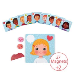 Janod - Magnetic Emotions Game 9 Janod - Magnetic Emotions Game -Children Toys Shop 08038 27251.1621908936