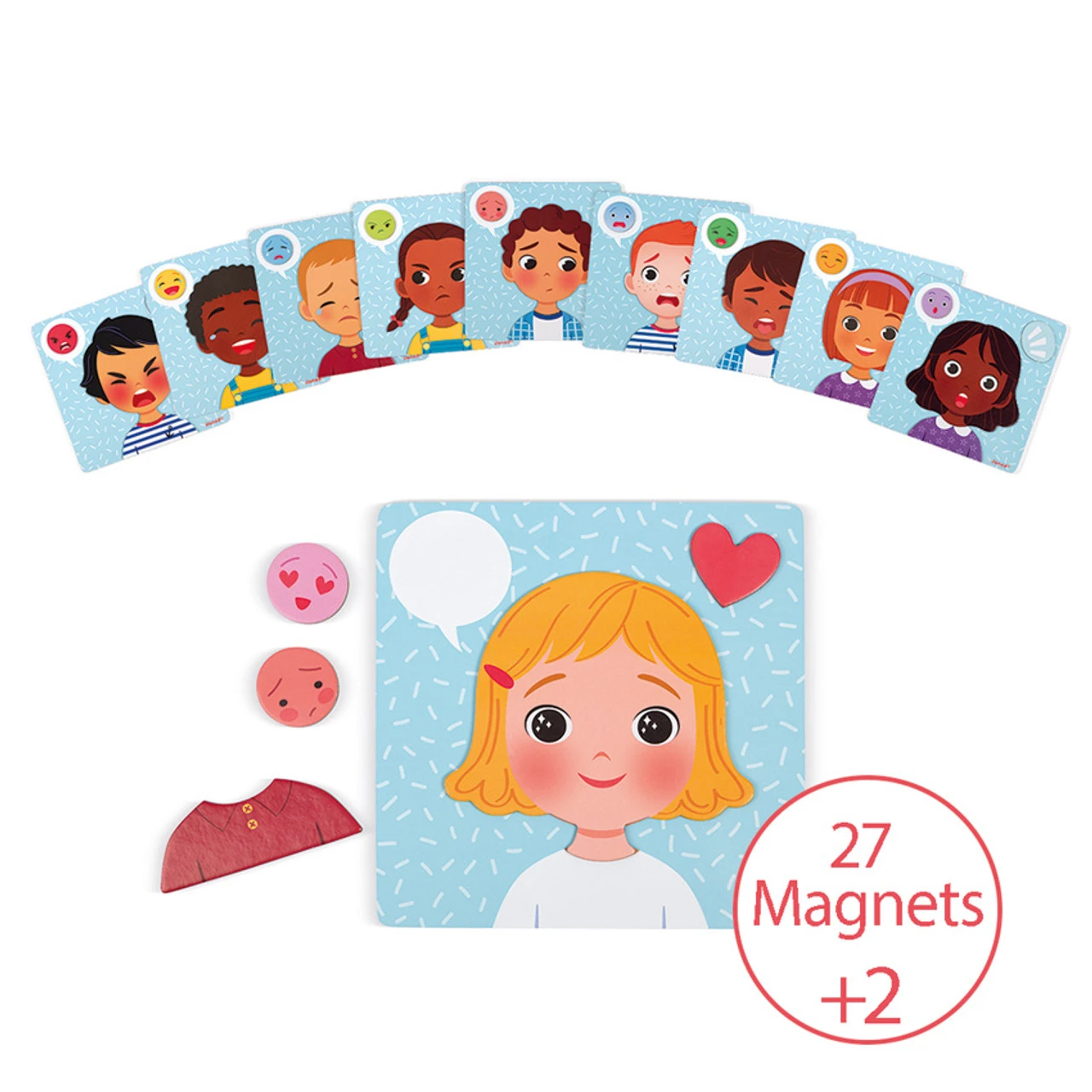 Janod - Magnetic Emotions Game 3 Janod - Magnetic Emotions Game - Image 3