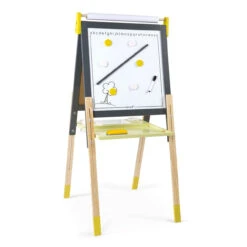 Janod - Height Adjustable Black/White Board Easel - Grey -Children Toys Shop 09630 51509.1600289894