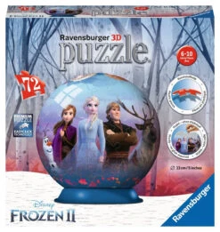 Ravensburger Frozen 2 3D Puzzleball, 72pc
