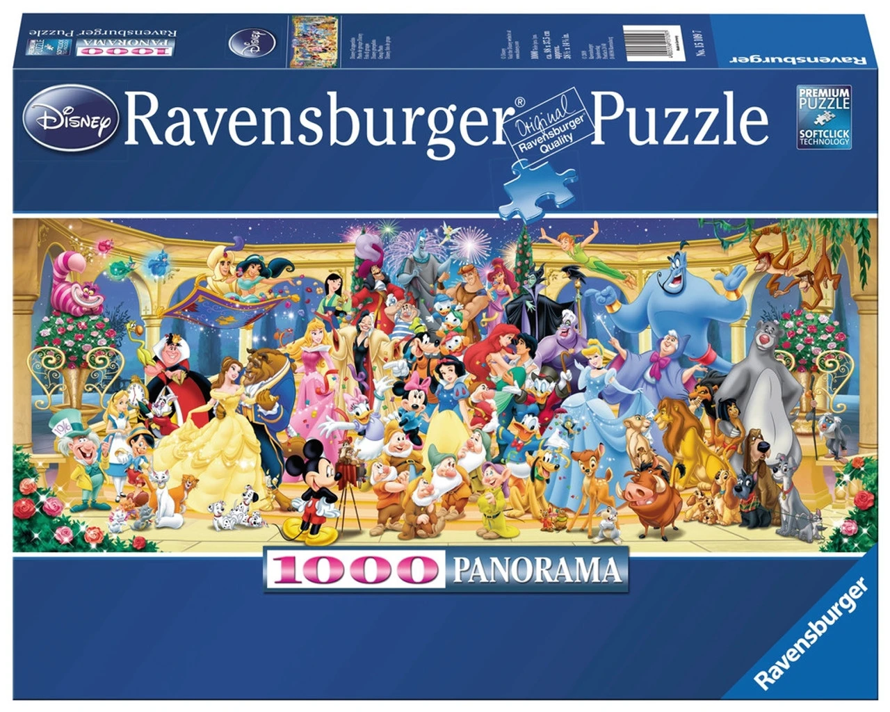Ravensburger 1000pc - Disney Group Photo Panoramic Puzzle 2 Ravensburger 1000pc - Disney Group Photo Panoramic Puzzle - Image 2