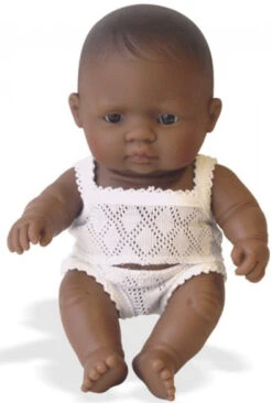 Miniland Doll 21cm - Hispanic Girl Baby Doll