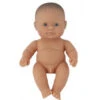 Miniland Doll 21cm - Caucasian Boy Baby Doll (undressed)