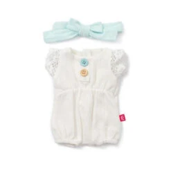 Miniland Clothing 38- 40cm - Sea Romper & Headband Set