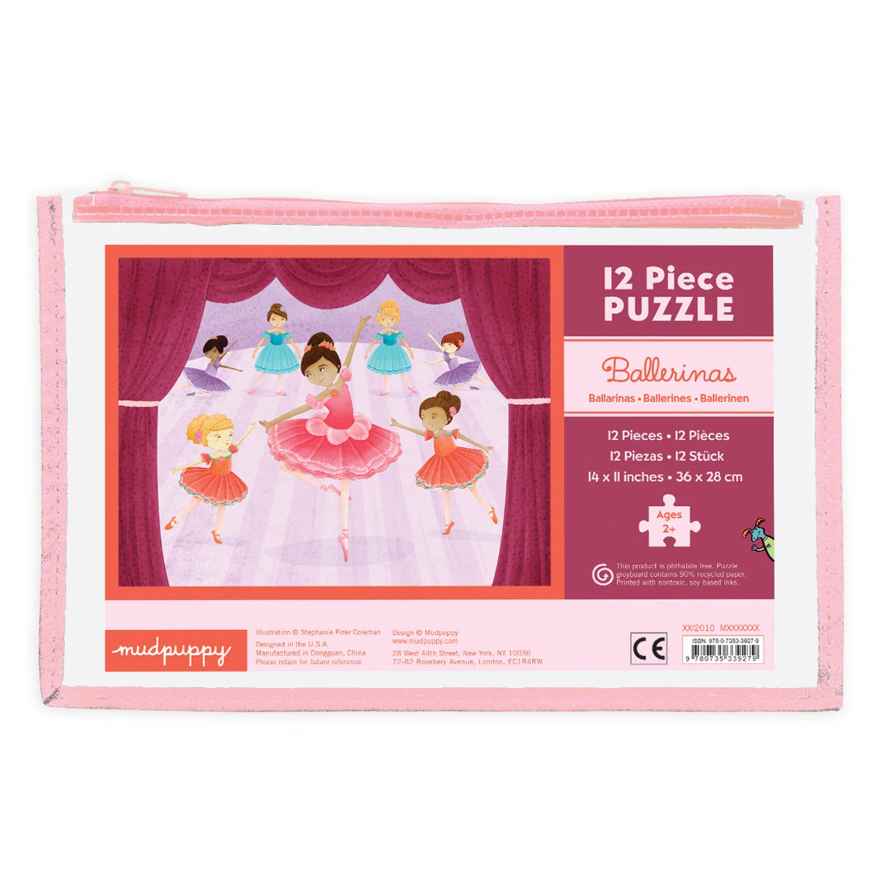 Mudpuppy 12 Piece Pouch Puzzle - Ballerinas 1 Mudpuppy 12 Piece Pouch Puzzle - Ballerinas