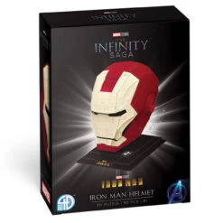 Marvel Iron Man Gold And Red Helmet Gold 3D 92pc Puzzle
