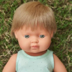 Miniland Doll 38cm - Caucasian Dark Blonde Boy Baby Doll -Children Toys Shop 5005031259 3 71802.1681830292