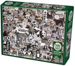 Cobble Hill Puzzles 1000pc - Black + White Animals