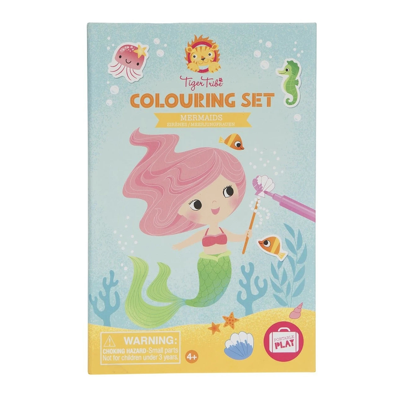 Tiger Tribe Colouring Set - Mermaids 1 Tiger Tribe Colouring Set - Mermaids