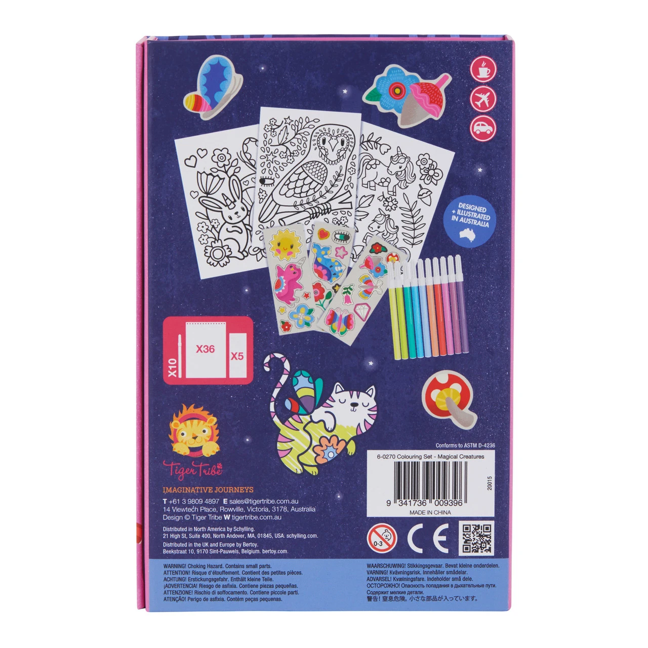 Tiger Tribe Colouring Set - Magical Creatures 3 Tiger Tribe Colouring Set - Magical Creatures - Image 3