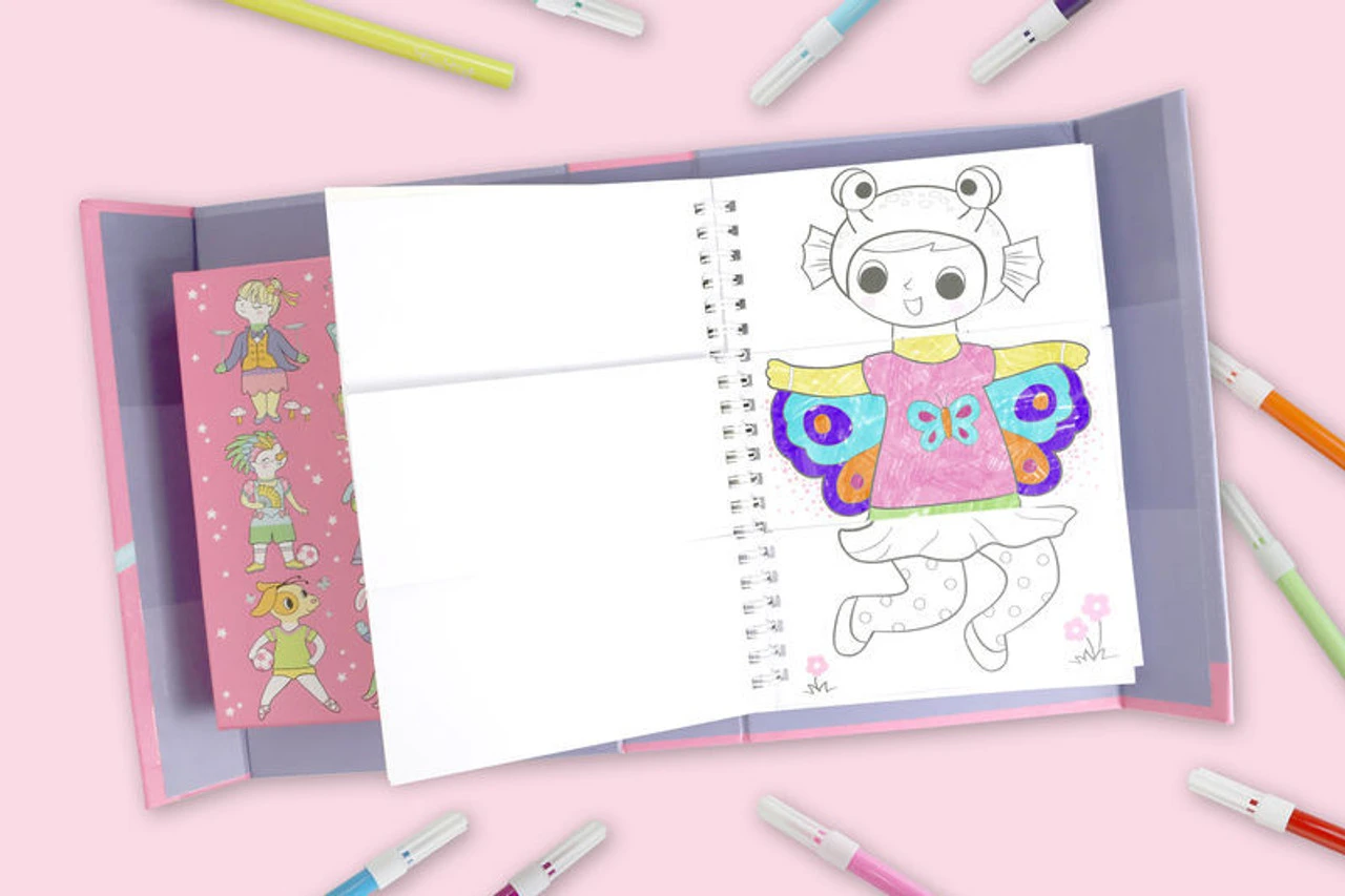 Tiger Tribe Mash-up Colouring Set - Dress Ups 5 Tiger Tribe Mash-up Colouring Set - Dress Ups - Image 5