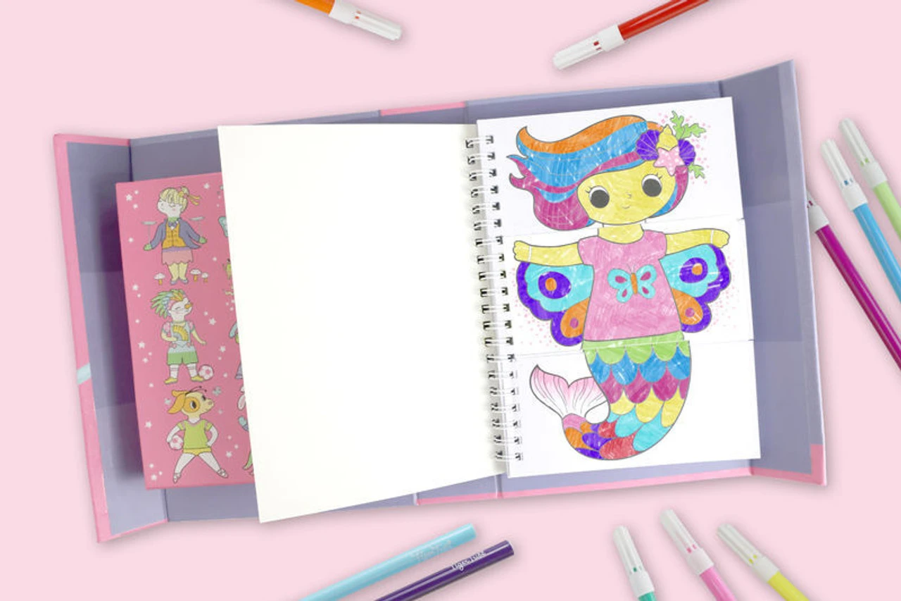 Tiger Tribe Mash-up Colouring Set - Dress Ups 6 Tiger Tribe Mash-up Colouring Set - Dress Ups - Image 6