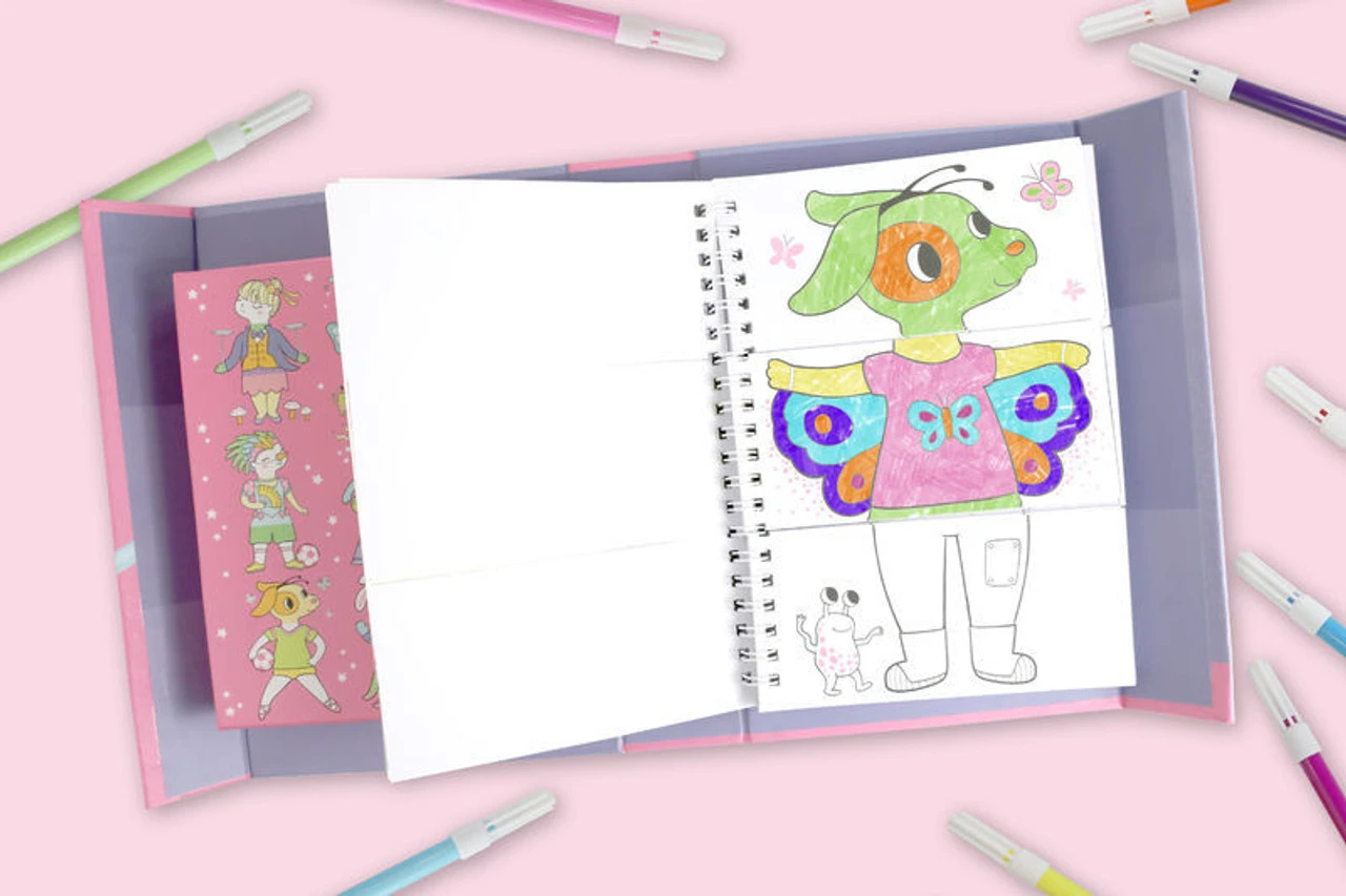 Tiger Tribe Mash-up Colouring Set - Dress Ups 7 Tiger Tribe Mash-up Colouring Set - Dress Ups - Image 7