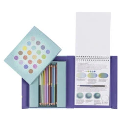 Tiger Tribe Pencil Art - Metallic Blend And Shade -Children Toys Shop 6 0284 64442.1658966180