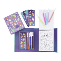 Tiger Tribe Colouring Set - Mystical Forest -Children Toys Shop 6 0285 86191.1652716956