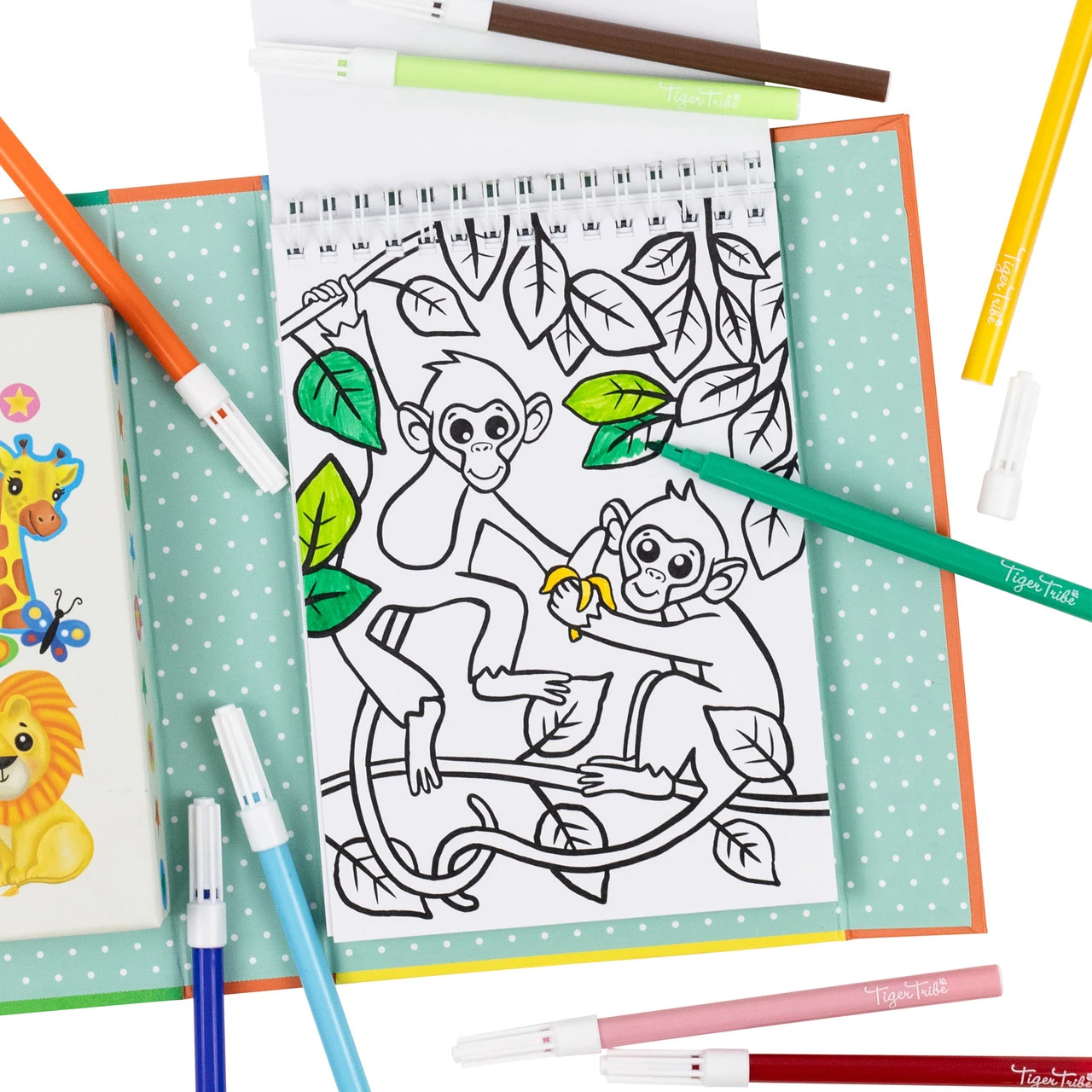 Tiger Tribe Colouring Set - Zoo 3 Tiger Tribe Colouring Set - Zoo - Image 3