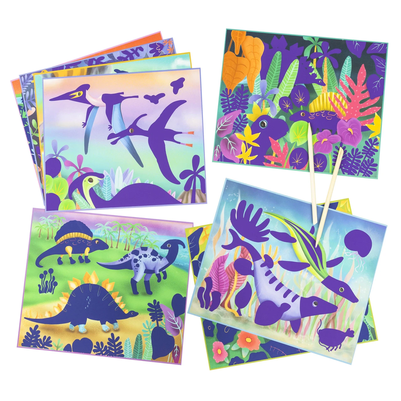 Tiger Tribe - Scratch Art - Dinosaurs 3 Tiger Tribe - Scratch Art - Dinosaurs - Image 3