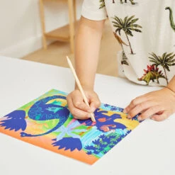 Tiger Tribe - Scratch Art - Dinosaurs 12 Tiger Tribe - Scratch Art - Dinosaurs -Children Toys Shop 6 0668 90821.1692930659