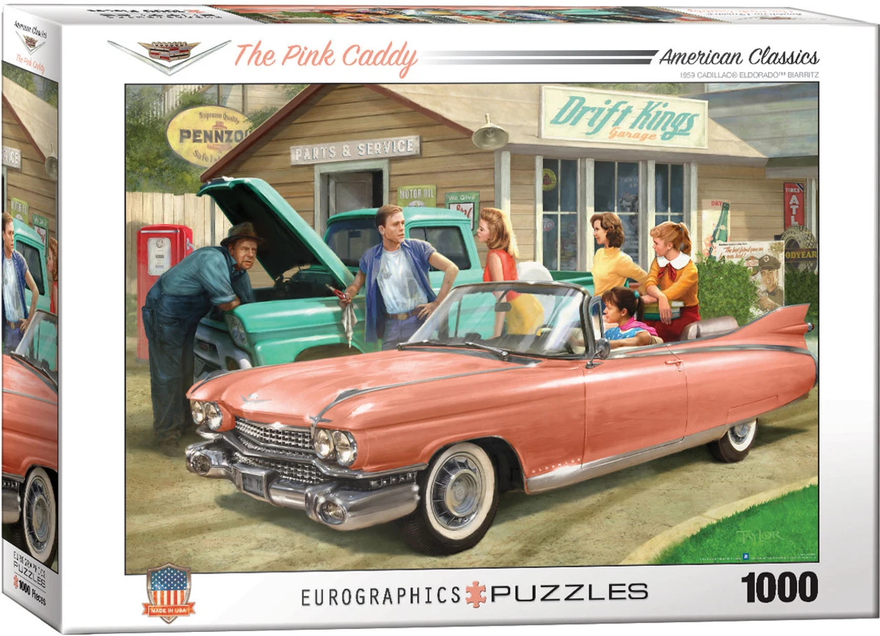 Eurographics 1000pc - The Pink Caddy Puzzle 1 Eurographics 1000pc - The Pink Caddy Puzzle