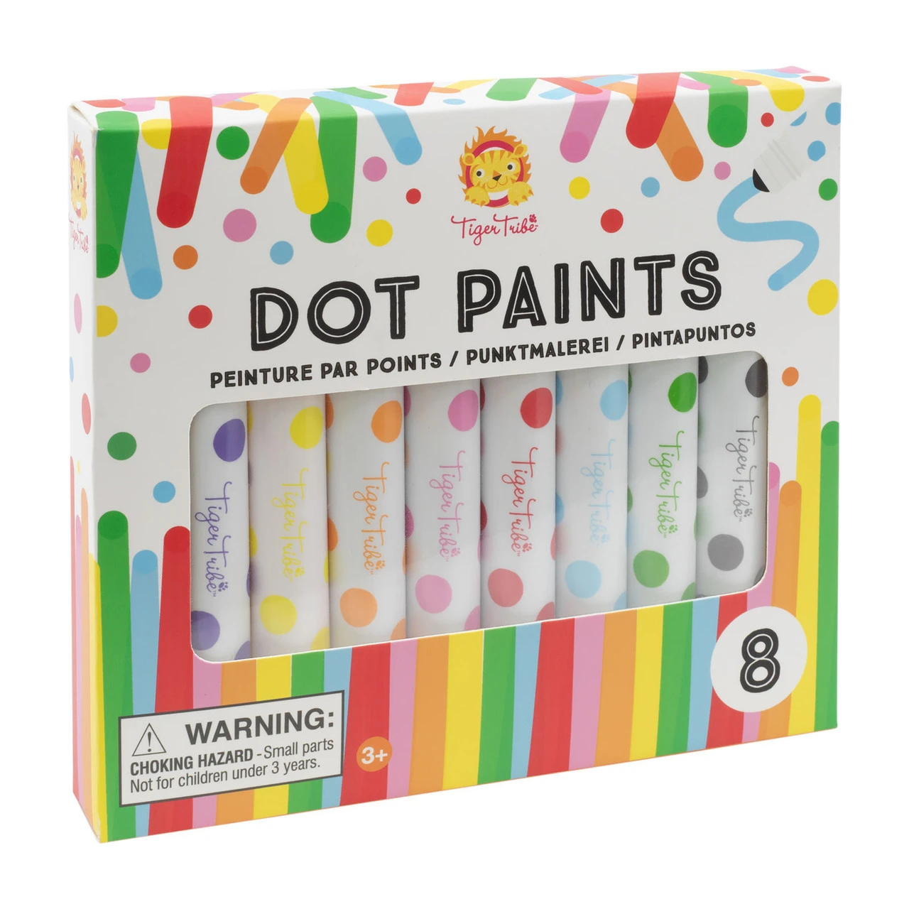 Tiger Tribe - Dot Paints 8pk 2 Tiger Tribe - Dot Paints 8pk - Image 2