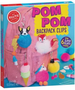 Klutz - Pom-Pom Backpack Clips