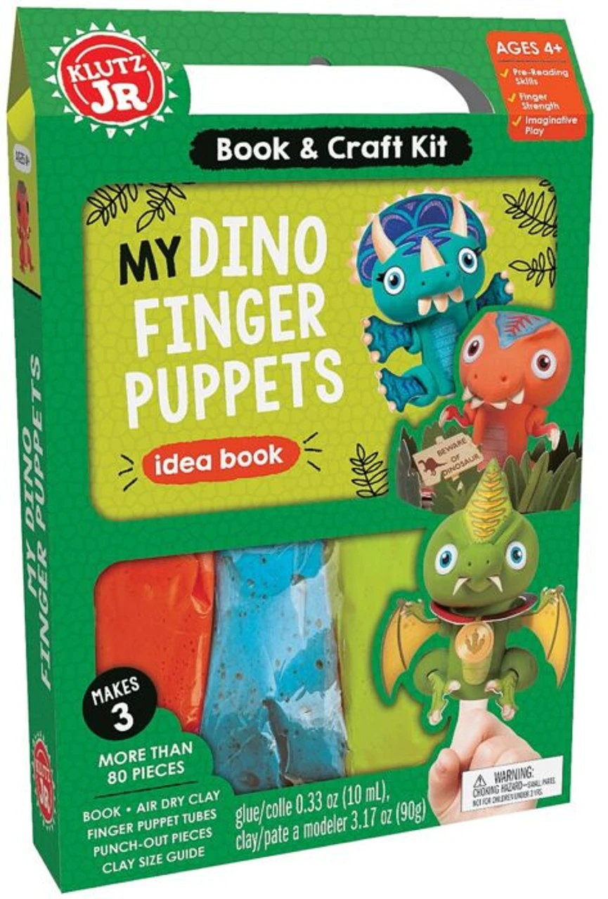 Klutz Jr - My Dino Finger Puppets 1 Klutz Jr - My Dino Finger Puppets