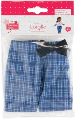 Corolle - Ma Corolle - Blue Checkered Pants - 36cm -Children Toys Shop 71JtWfwW6yL. AC SL1500 36531.1653625533
