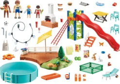 Playmobil City Life - Pool Party With Water Slide 70987 -Children Toys Shop 71sevYSY0QL. AC SL1460 61570.1660853967
