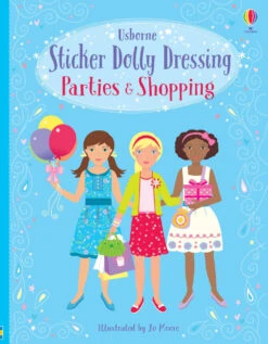 Usborne - Sticker Dolly Dressing - Parties & Shopping (Blue)