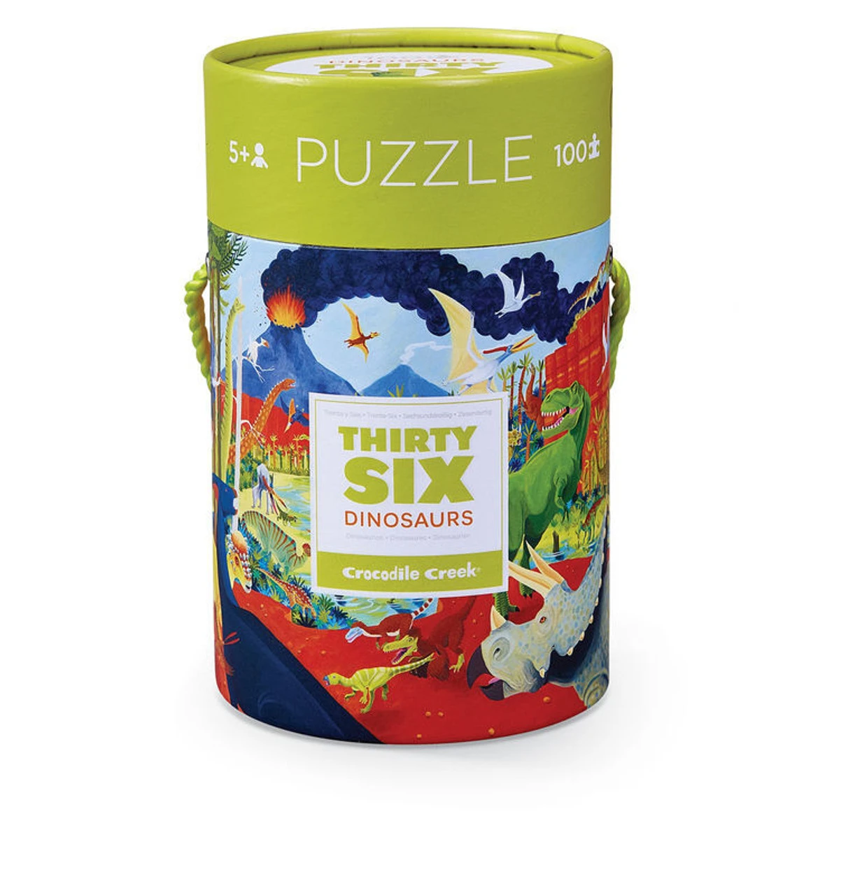 Crocodile Creek 36 Animal Puzzle 100 Pc - Dinosaurs 1 Crocodile Creek 36 Animal Puzzle 100 Pc - Dinosaurs