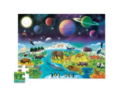 Crocodile Creek Above & Below Puzzle 48pc - Earth & Space 4 Crocodile Creek Above & Below Puzzle 48pc - Earth & Space -Children Toys Shop C76006 68432.1663325905