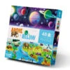Crocodile Creek Above & Below Puzzle 48pc - Earth & Space