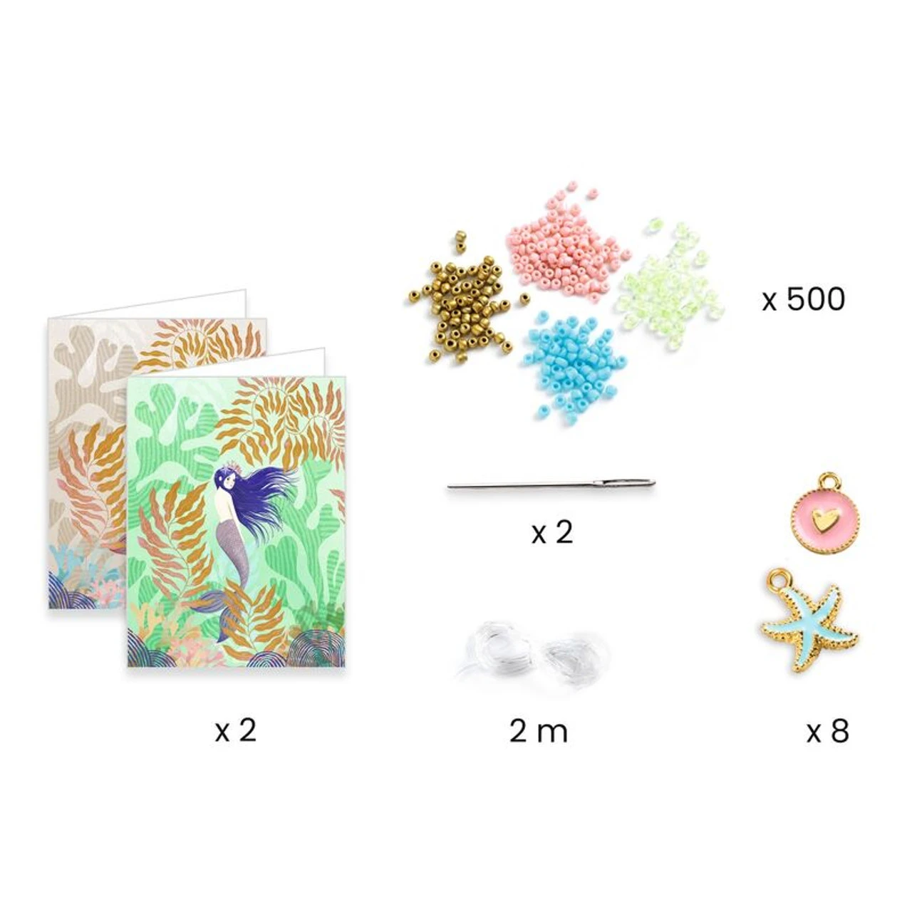 Djeco - You & Me - Sea Multi Wraps Beads Set 3 Djeco - You & Me - Sea Multi Wraps Beads Set - Image 3