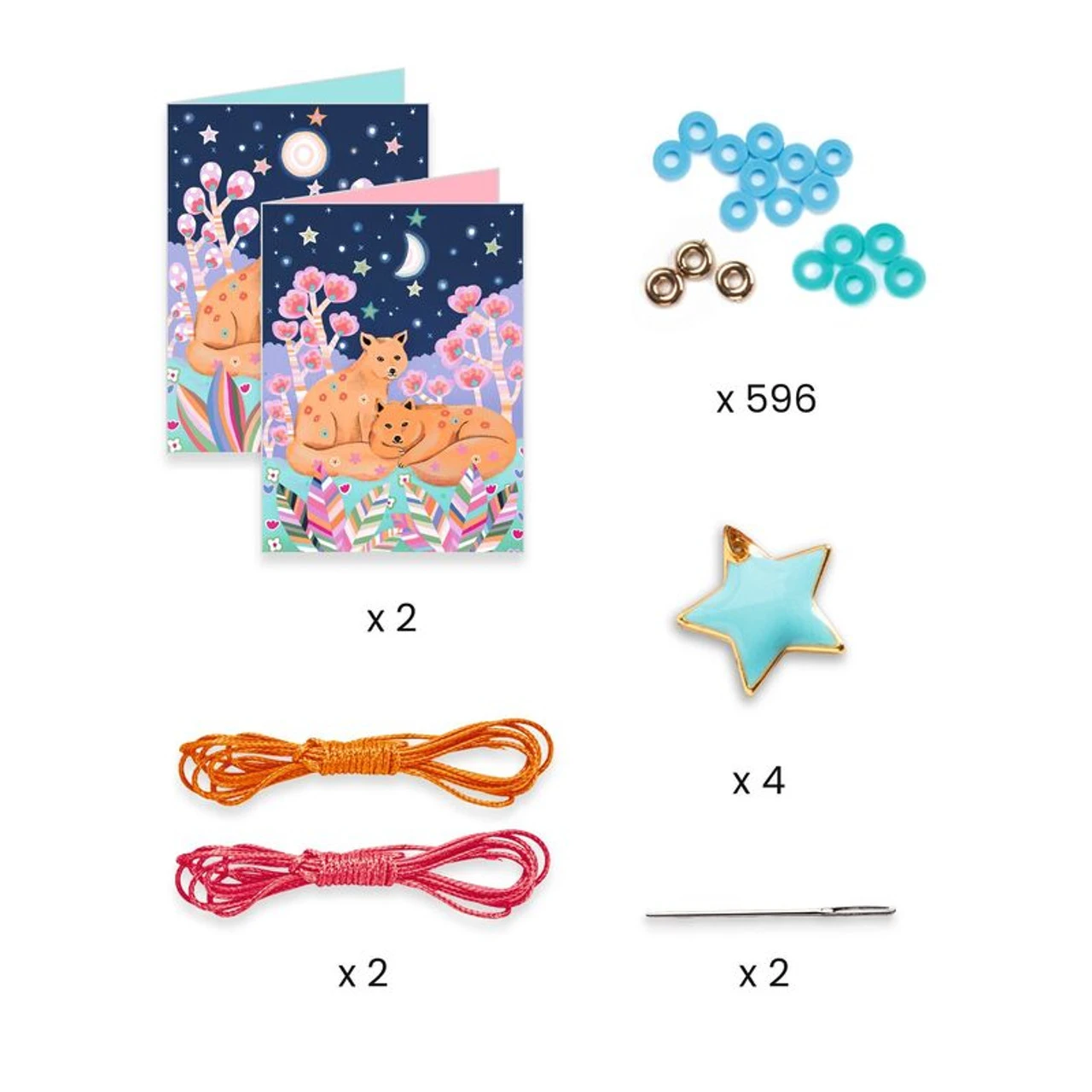 Djeco - You & Me - Heishi Stars Beads Set 3 Djeco - You & Me - Heishi Stars Beads Set - Image 3