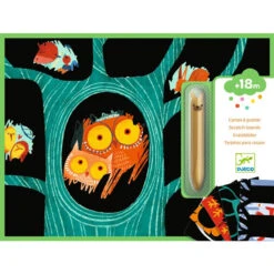 Djeco - Learning About Animals Scratch Cards