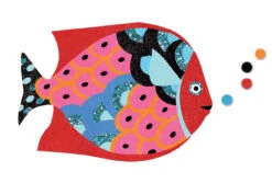 Djeco - Fish Rainbow Coloured Sand -Children Toys Shop DJ8661 12366.1693829028