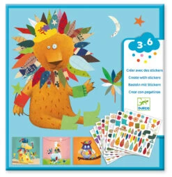 Djeco - Create Animal Stickers -Children Toys Shop DJ8932 20090.1693744798