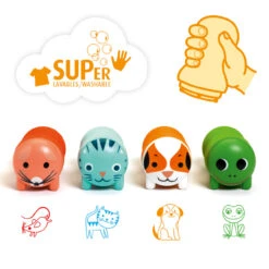 Djeco - Garden Animal Stamps For Little Ones