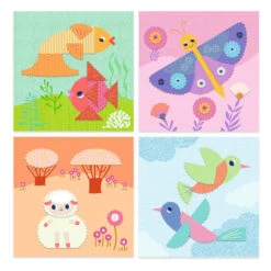 Djeco - Crinkle Cutting Collage Set -Children Toys Shop DJ9057 97913.1717764336