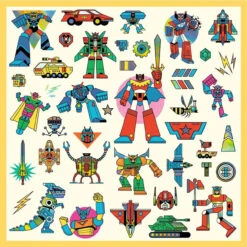 Djeco - Robot Stickers 6 Djeco - Robot Stickers -Children Toys Shop DJ9276 08621.1693888764