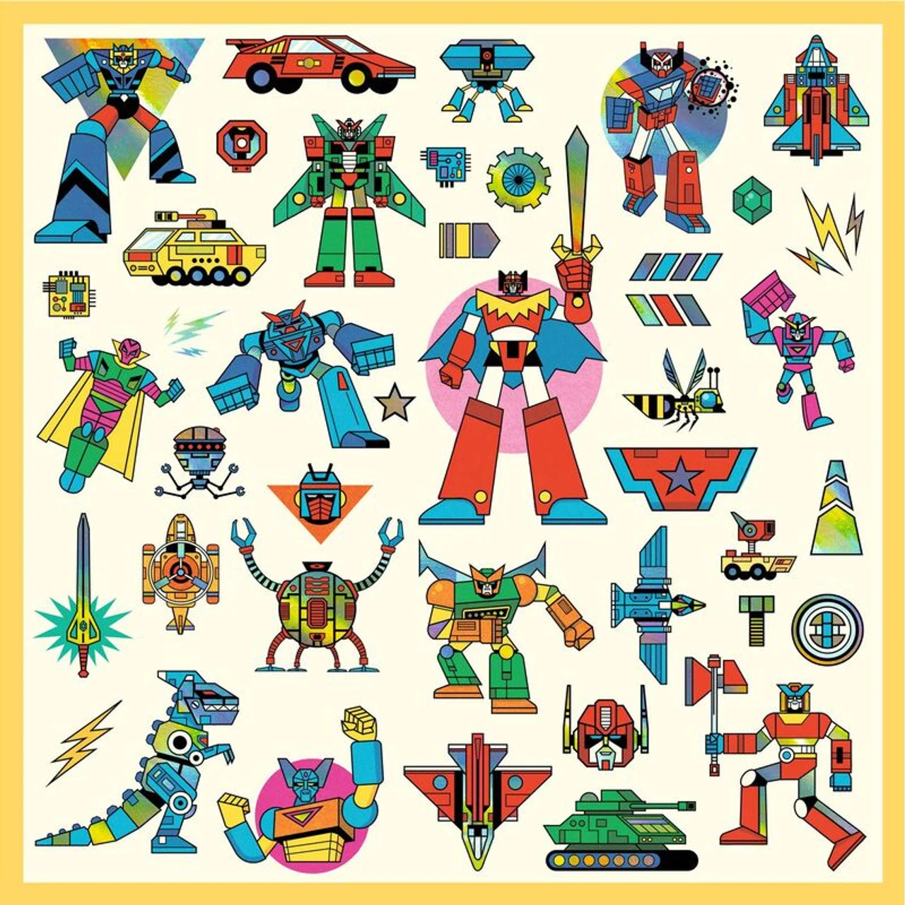 Djeco - Robot Stickers 3 Djeco - Robot Stickers - Image 3