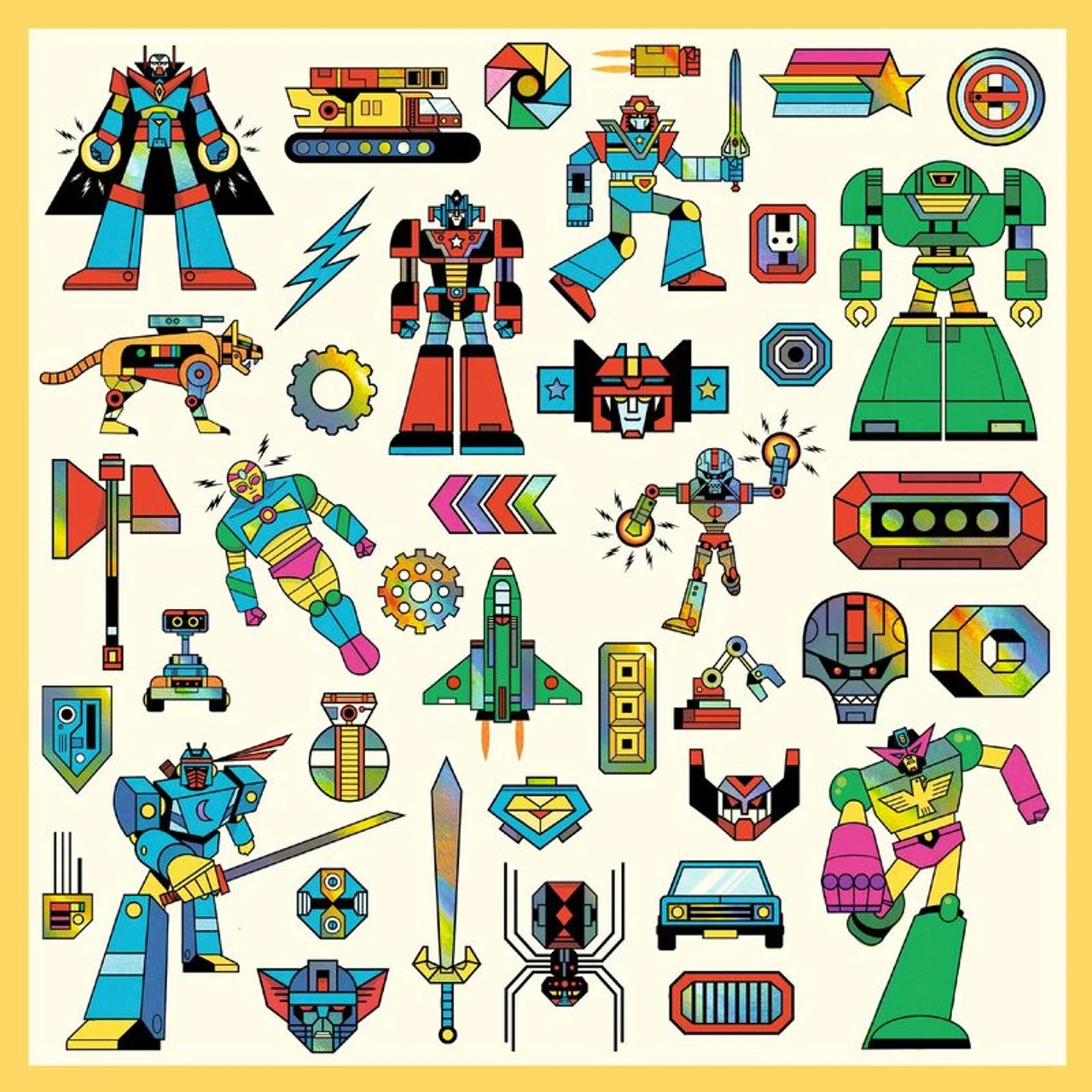 Djeco - Robot Stickers 4 Djeco - Robot Stickers - Image 4