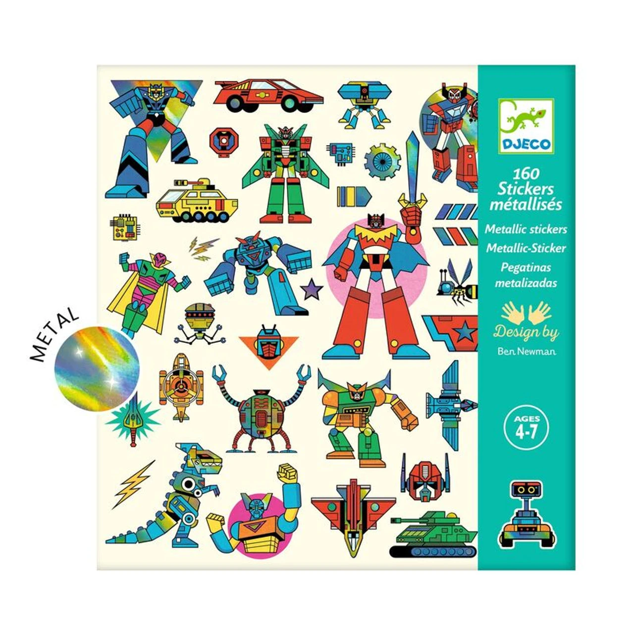Djeco - Robot Stickers 1 Djeco - Robot Stickers
