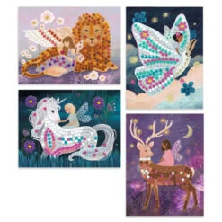 Djeco - The Enchanted World Mosaic Kit 8 Djeco - The Enchanted World Mosaic Kit -Children Toys Shop DJ9426 13533.1693141755