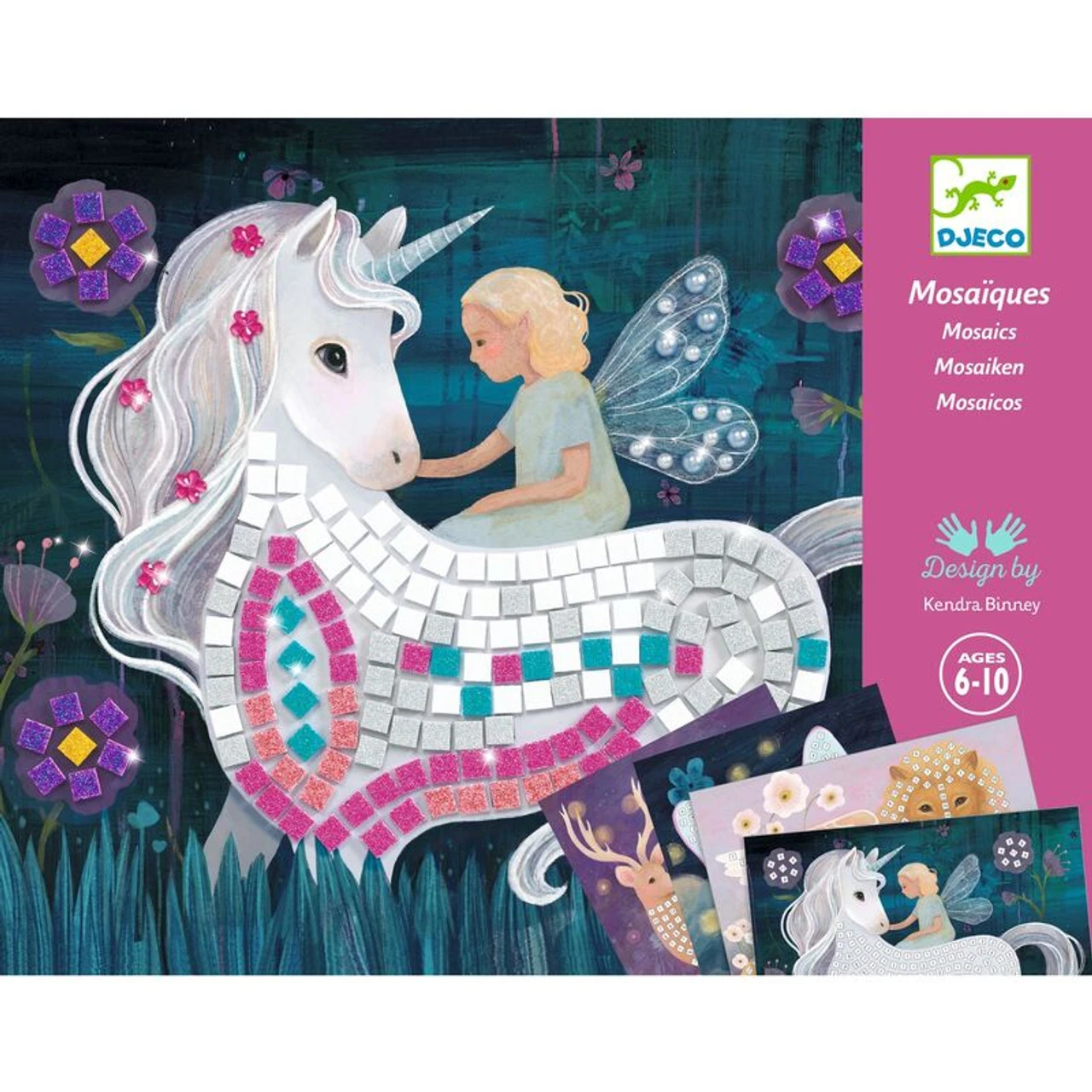 Djeco - The Enchanted World Mosaic Kit 1 Djeco - The Enchanted World Mosaic Kit