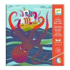 Djeco - Topsy-Turvy Scratch Cards