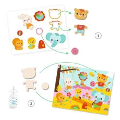 Djeco - The Day Collage Set -Children Toys Shop DJ9873 34301.1668800618
